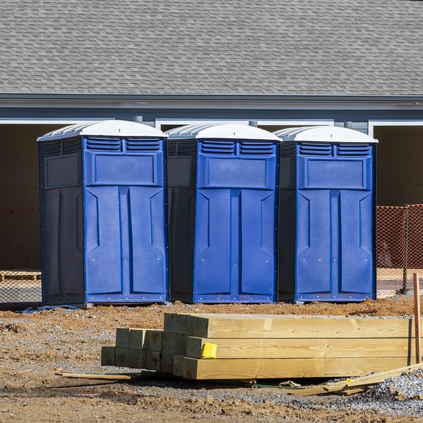 how often are the portable toilets cleaned and serviced during a rental period in Fort Smith Montana